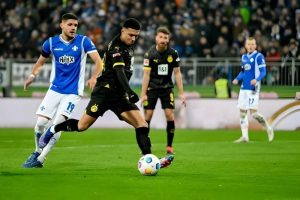 Cầu thủ Jadon Sancho tỏa sáng ngay trận đầu tiên khi trở lại Dortmund 